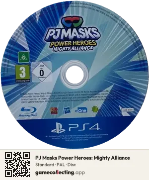 PJ Masks Power Heroes: Mighty Alliance PlayStation 4, PAL disc
