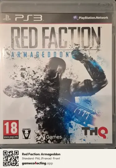 Red Faction: Armageddon PlayStation 3, France box front