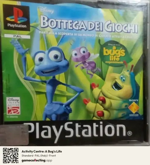Activity Centre: A Bug's Life PlayStation, Italy box front