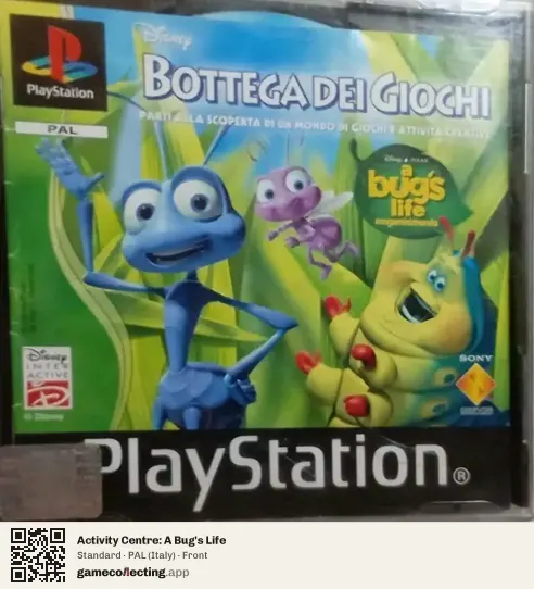 Activity Centre: A Bug's Life PlayStation, Italy box front