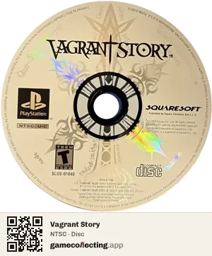 Vagrant Story PlayStation, NTSC disc