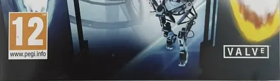 Portal 2, the PEGI square on its front