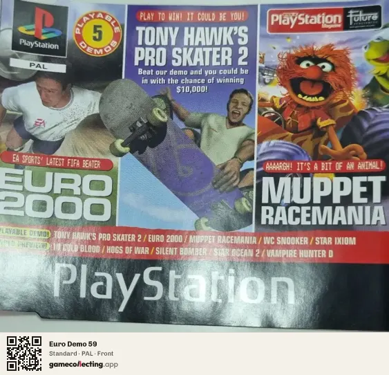 Euro Demo 59 PlayStation, PAL box front