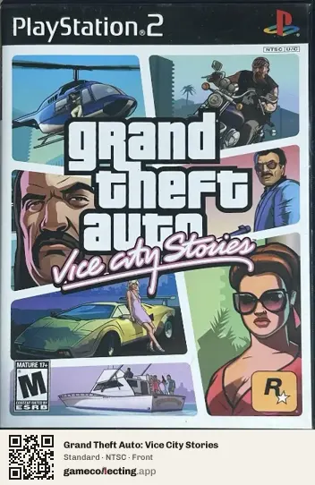 Grand Theft Auto: Vice City Stories PlayStation 2, NTSC box front