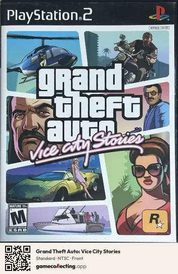 Grand Theft Auto: Vice City Stories PlayStation 2, NTSC box front