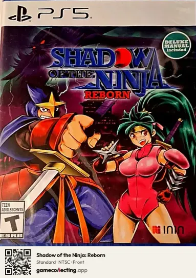 Shadow of the Ninja: Reborn PlayStation 5, NTSC box front
