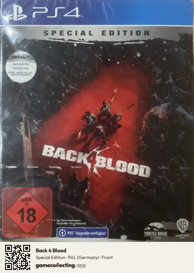 Back 4 Blood PlayStation 4, Germany box front