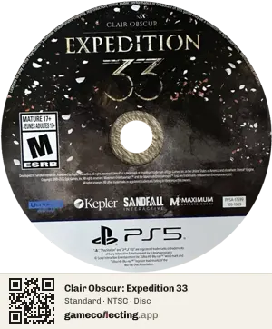 Clair Obscur: Expedition 33 PlayStation 5, NTSC disc