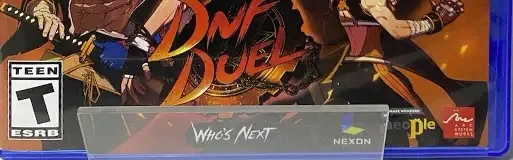 DNF Duel, the ESRB box on its front