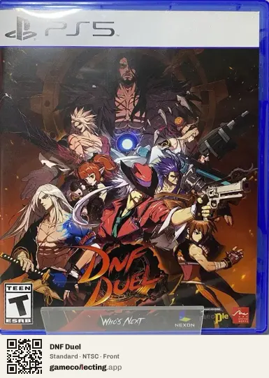 DNF Duel PlayStation 5, NTSC box front