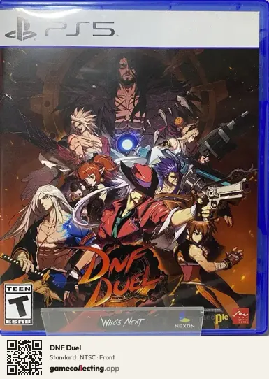 DNF Duel PlayStation 5, NTSC box front