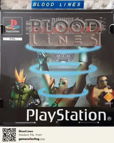 Blood Lines PlayStation, PAL box front