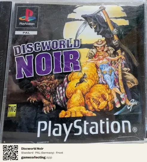 Discworld Noir PlayStation, Germany box front
