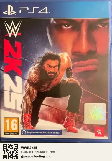 WWE 2K25 PlayStation 4, Italy box front