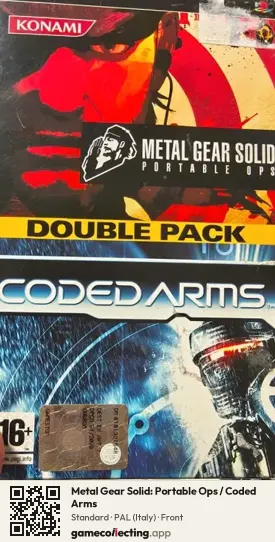 Metal Gear Solid: Portable Ops / Coded Arms PlayStation Portable, Italy box front