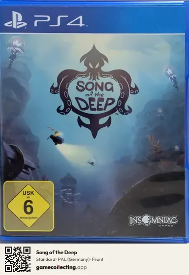 Song of the Deep PlayStation 4, Germany box front