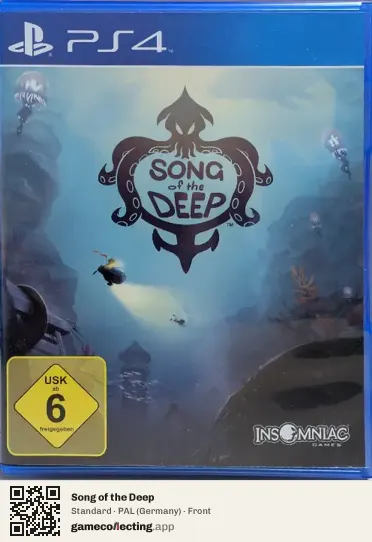 Song of the Deep PlayStation 4, Germany box front
