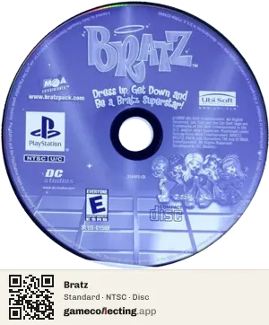 Bratz PlayStation, NTSC disc
