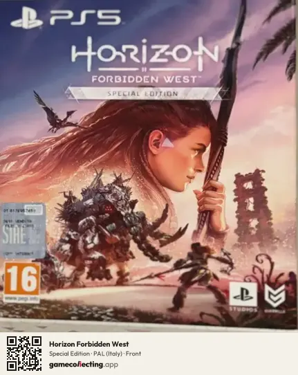 Horizon Forbidden West PlayStation 5, Italy box front