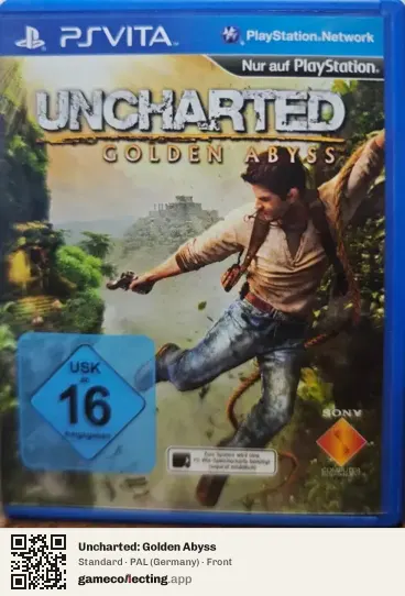 Uncharted: Golden Abyss PlayStation Vita, Germany box front