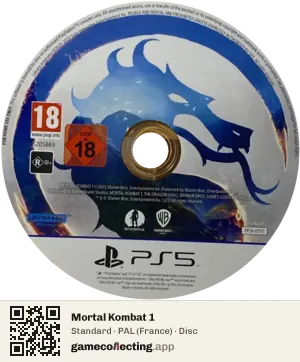 Mortal Kombat 1 PlayStation 5, PAL disc