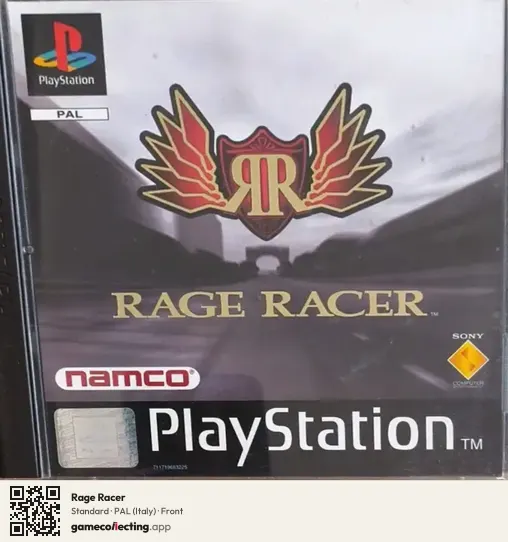 Rage Racer PlayStation, Italy box front