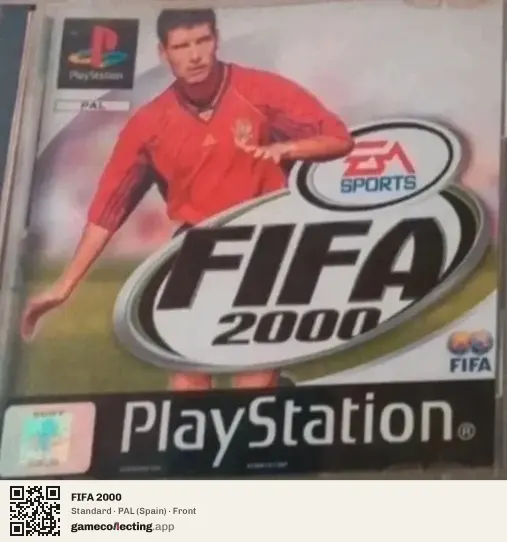 FIFA 2000 PlayStation, Spain box front