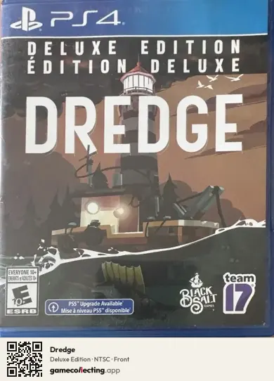 Dredge PlayStation 4, NTSC box front