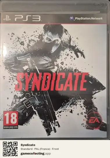 Syndicate PlayStation 3, France box front