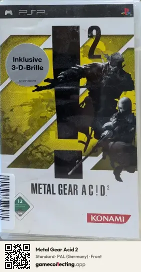 Metal Gear Acid 2 PlayStation Portable, Germany box front