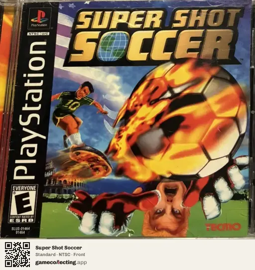 Super Shot Soccer PlayStation, NTSC box front