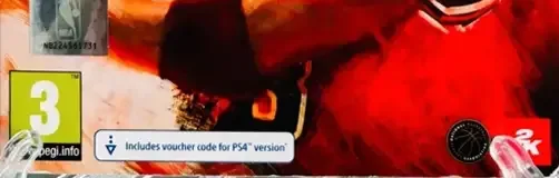 NBA 2K23, the PEGI square on its front