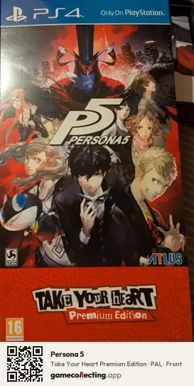 Persona 5 PlayStation 4, PAL box front