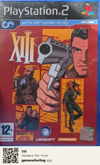 XIII PlayStation 2, PAL box front