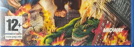 Rampage: Total Destruction, the PEGI square on its front