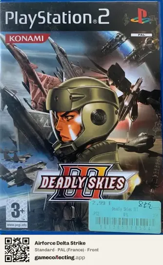 Airforce Delta Strike PlayStation 2, France box front