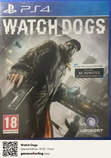 Watch Dogs PlayStation 4, NTSC box front