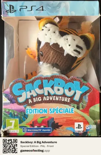 Sackboy: A Big Adventure PlayStation 4, PAL box front