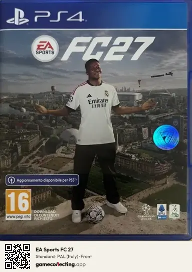 EA Sports FC 27 PlayStation 4, Italy box front