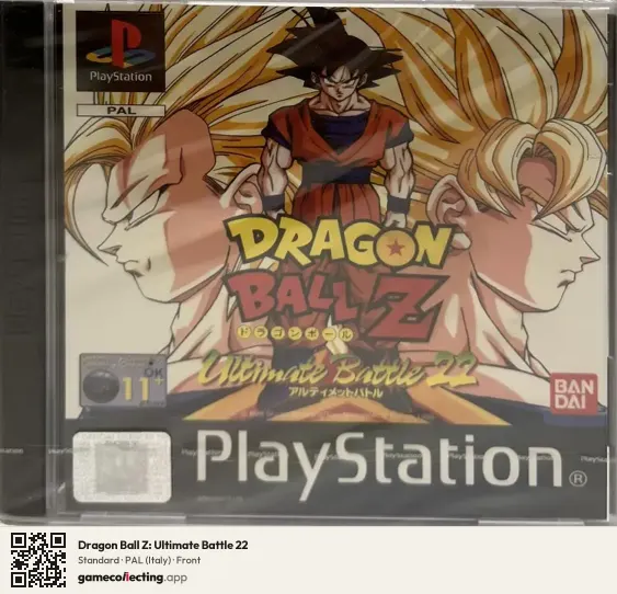 Dragon Ball Z: Ultimate Battle 22 PlayStation, Italy box front