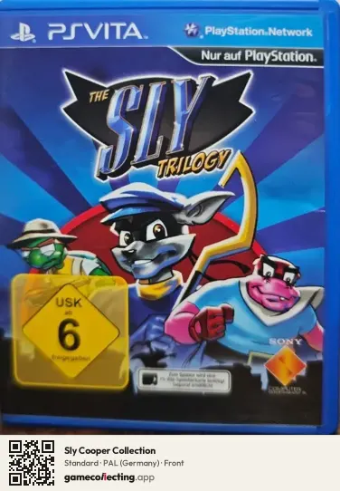 Sly Cooper Collection PlayStation Vita, Germany box front