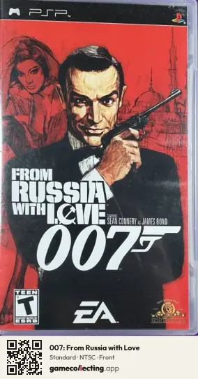 007: From Russia with Love PlayStation Portable, NTSC box front