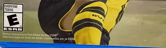 FIFA 17, the ESRB box on its front