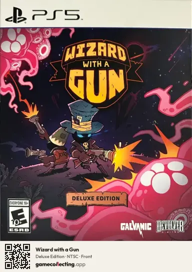 Wizard with a Gun PlayStation 5, NTSC box front