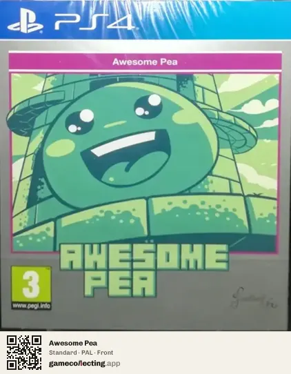 Awesome Pea PlayStation 4, PAL box front
