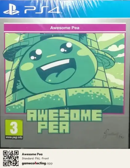 Awesome Pea PlayStation 4, PAL box front