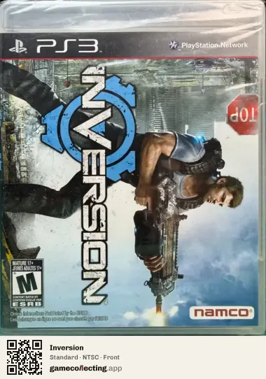 Inversion PlayStation 3, NTSC box front