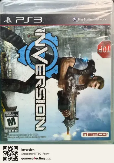 Inversion PlayStation 3, NTSC box front
