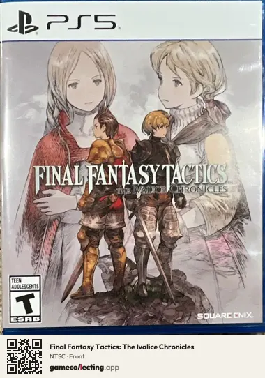 Final Fantasy Tactics: The Ivalice Chronicles PlayStation 5, NTSC box front