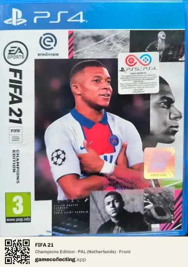 FIFA 21 PlayStation 4, Netherlands box front